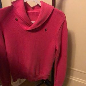 Women’s fuchsia Ralph Lauren sweater